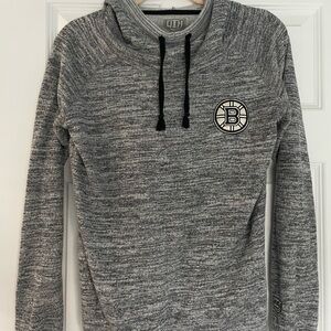 Women's Boston Bruins Sparkle Gray Hoodie Medium
